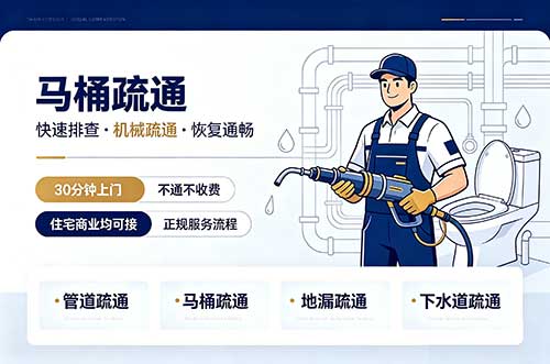 建德马桶疏通